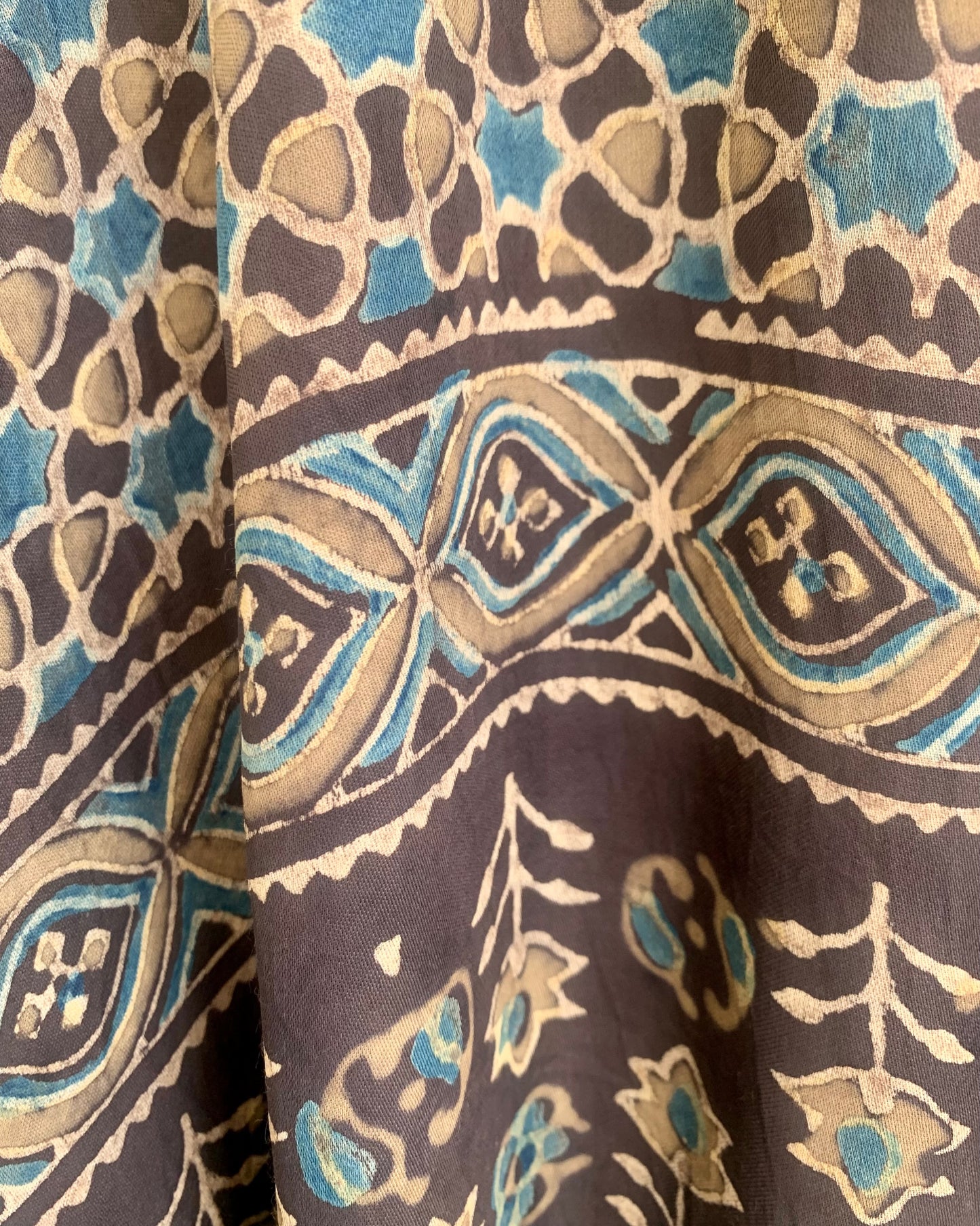 Kaftan Ajrakh - Brown / Black