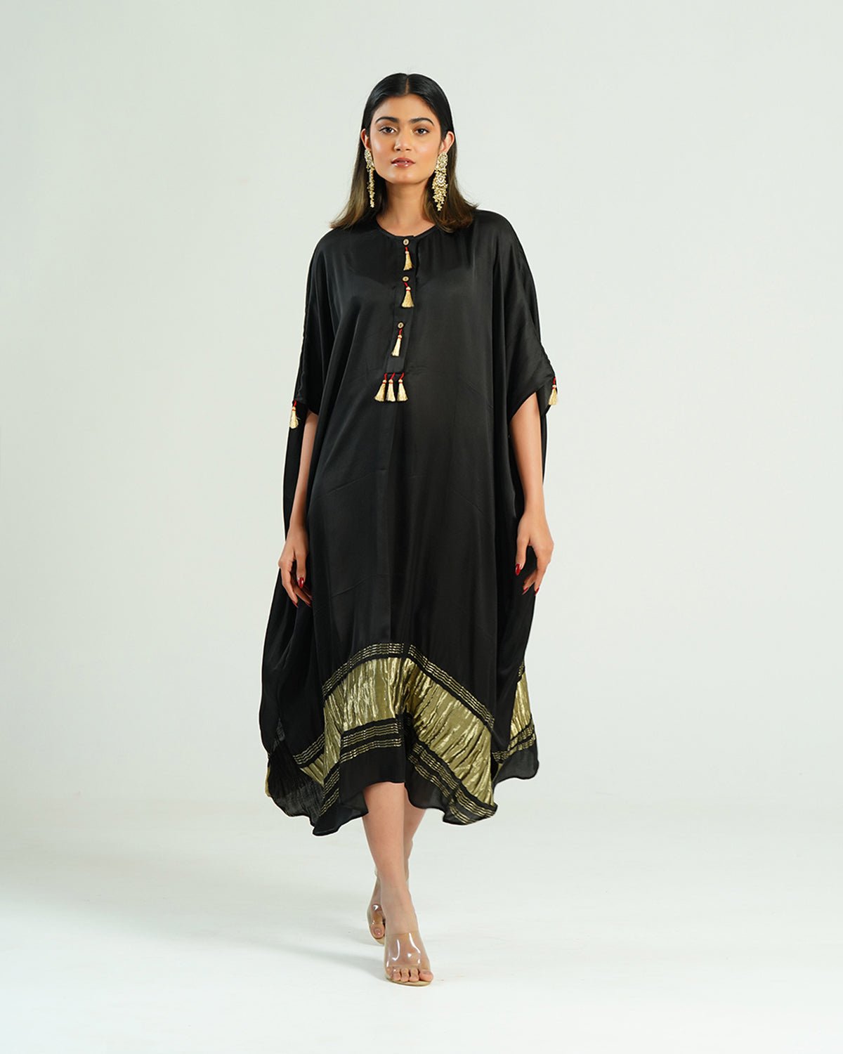 Kaftan Kutch - Black / Gold - Mayura Kumar