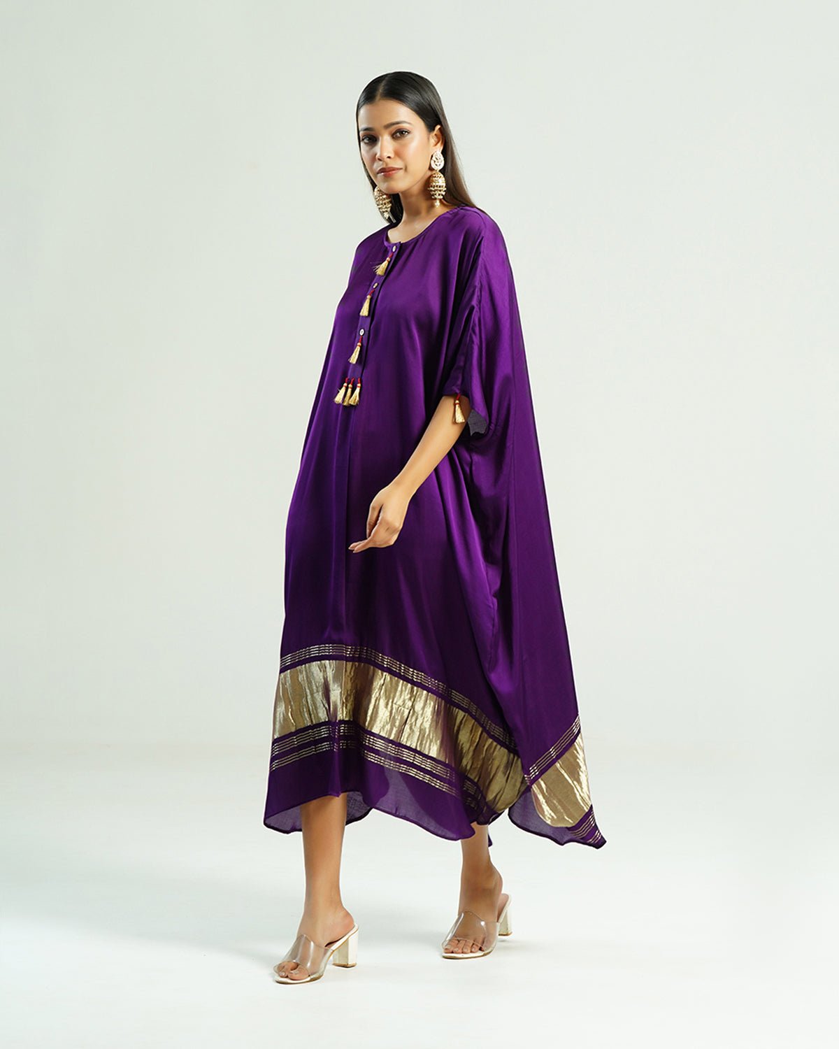 Kaftan Kutch - Purple / Gold - Mayura Kumar