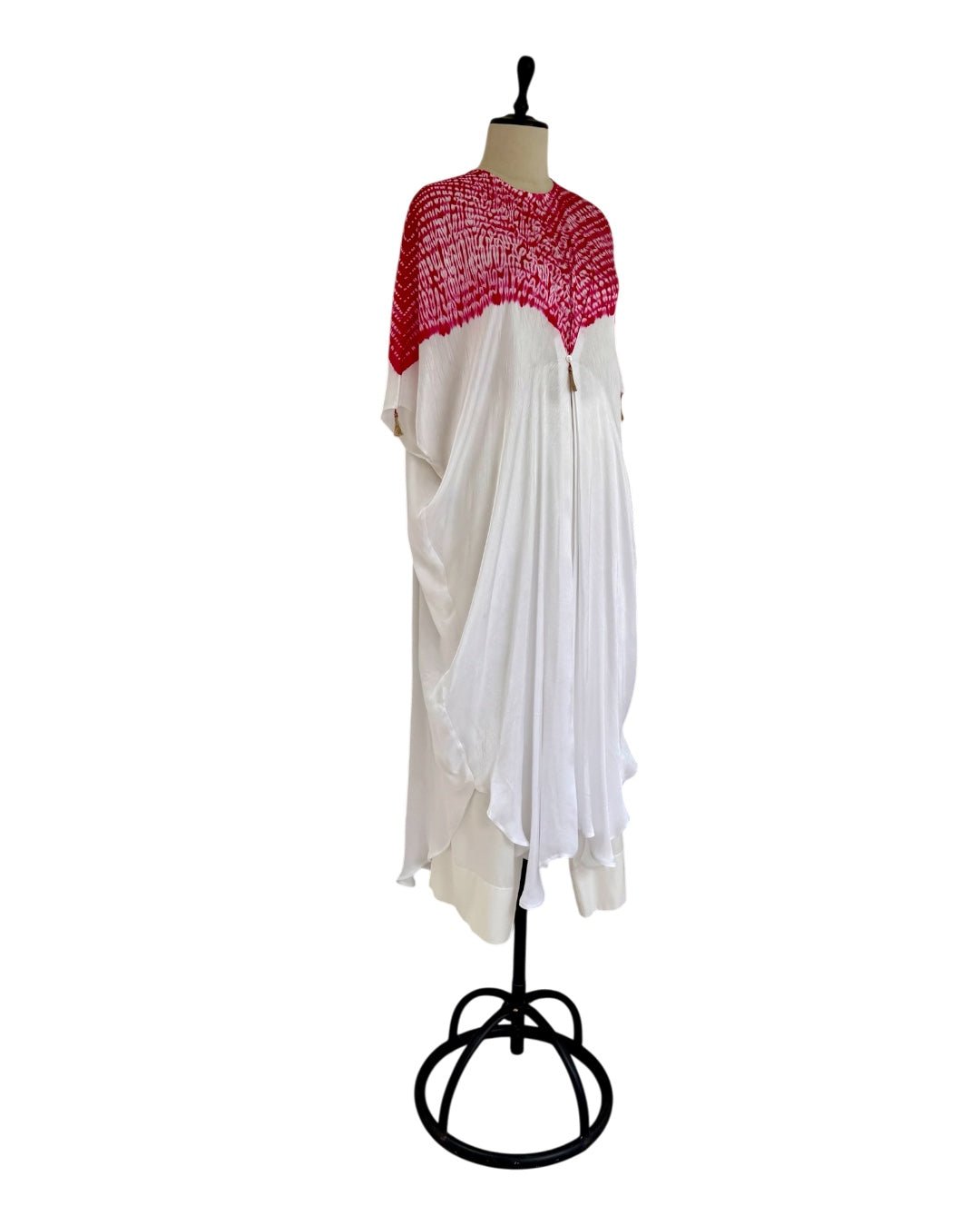 Kurta Set Shibori - Ivory/ Fuchsia Rani - Mayura Kumar