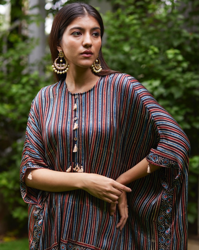 Kaftan - Black/Indigo - Mayura Kumar