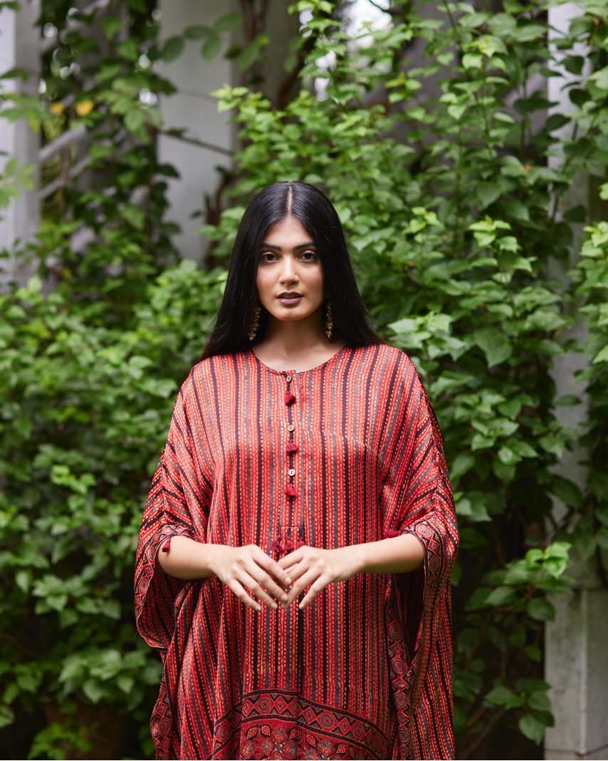 Kaftan - Red/Black - Mayura Kumar