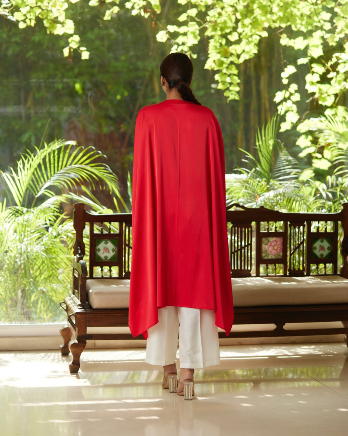 Kurta Set - Red/Ivory - Mayura Kumar