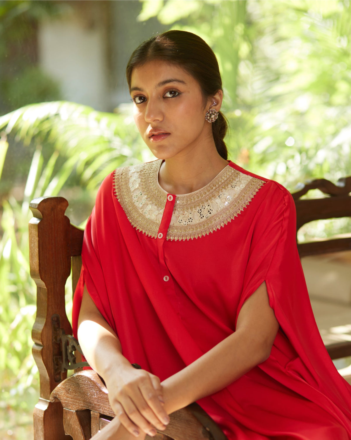 Kurta Set - Red/Ivory - Mayura Kumar