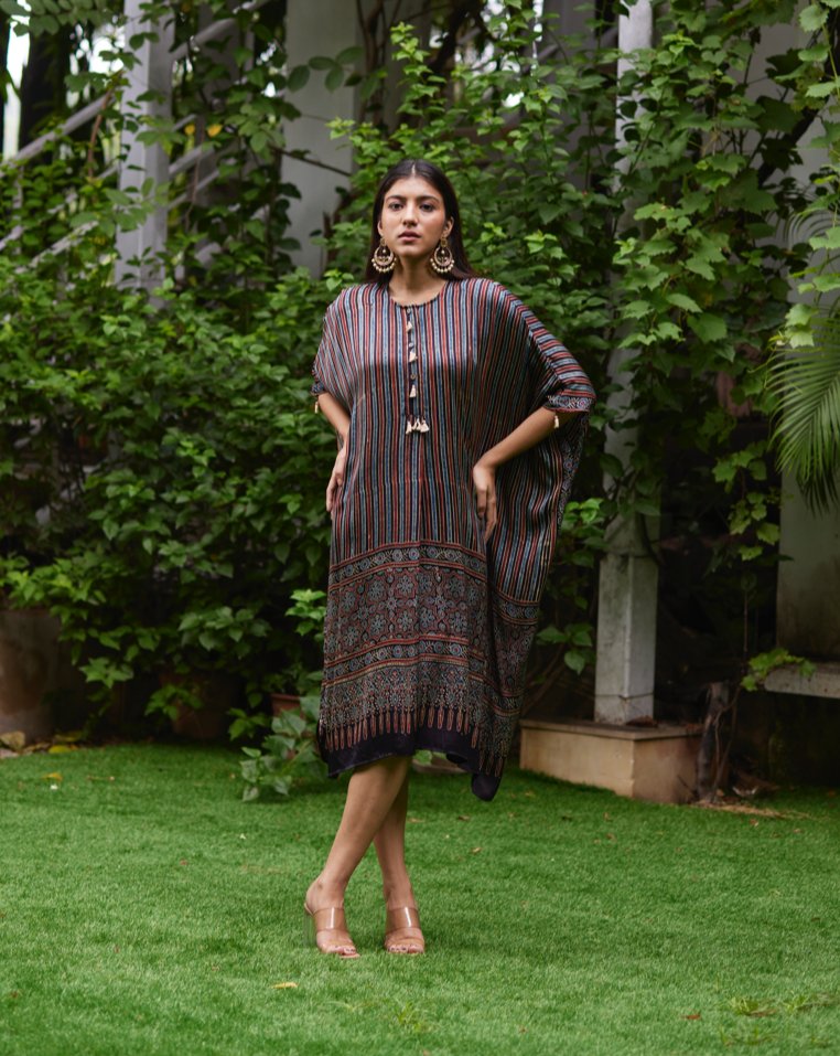 Kaftan - Black/Indigo - Mayura Kumar