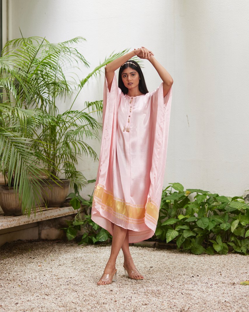Kaftan - Pink/Gold - Mayura Kumar