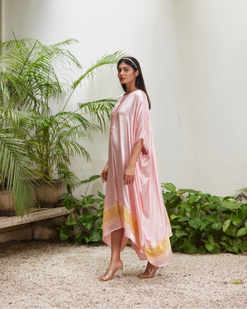 Kaftan - Pink/Gold - Mayura Kumar