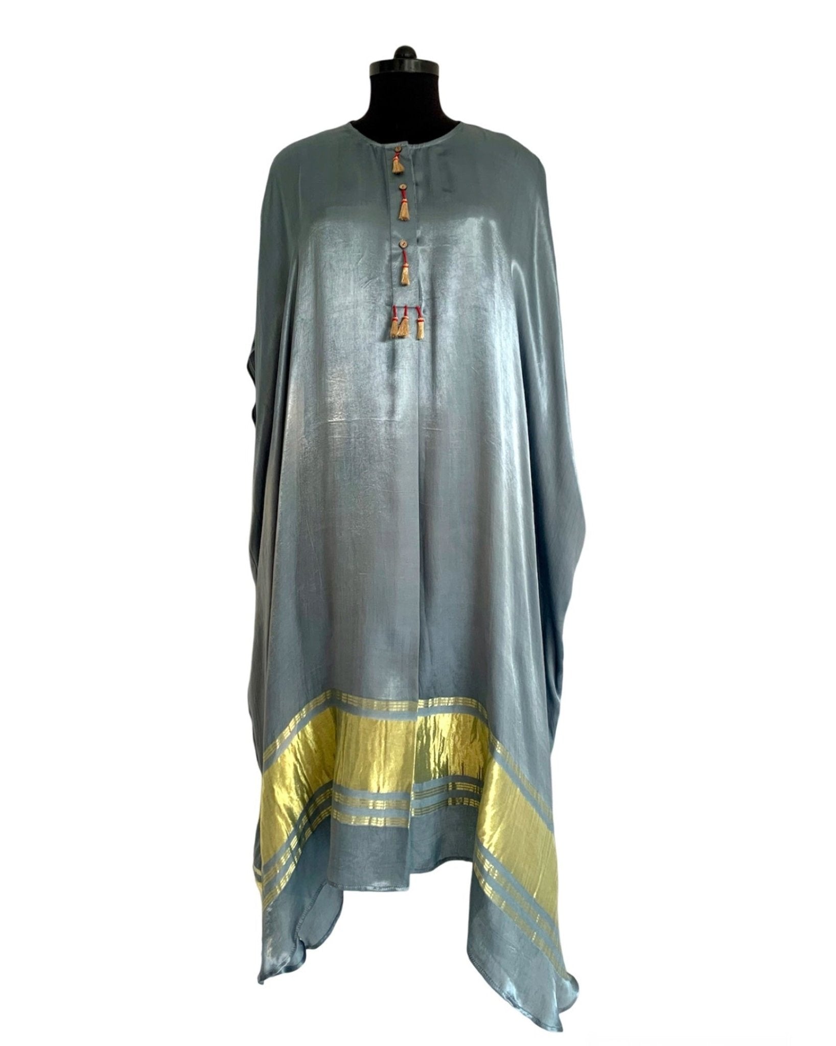Kaftan - SteelGrey/Gold - Mayura Kumar