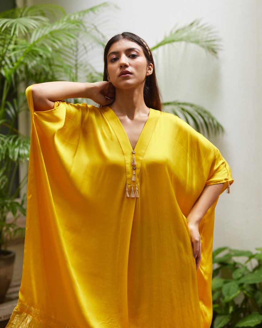 Kaftan - Yellow/Gold - Mayura Kumar