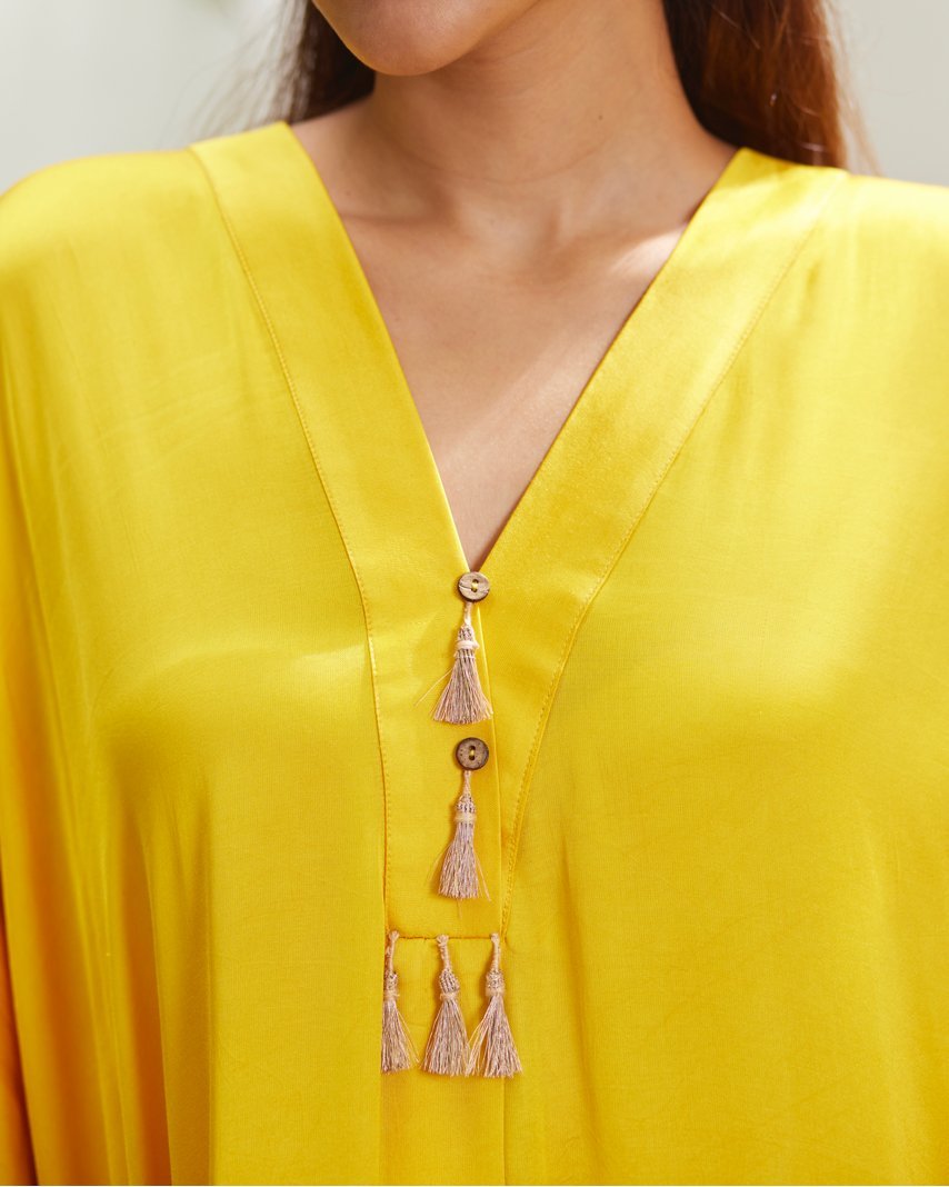 Kaftan - Yellow/Gold - Mayura Kumar