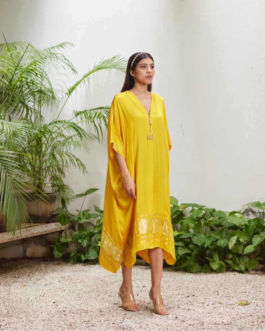 Kaftan - Yellow/Gold - Mayura Kumar