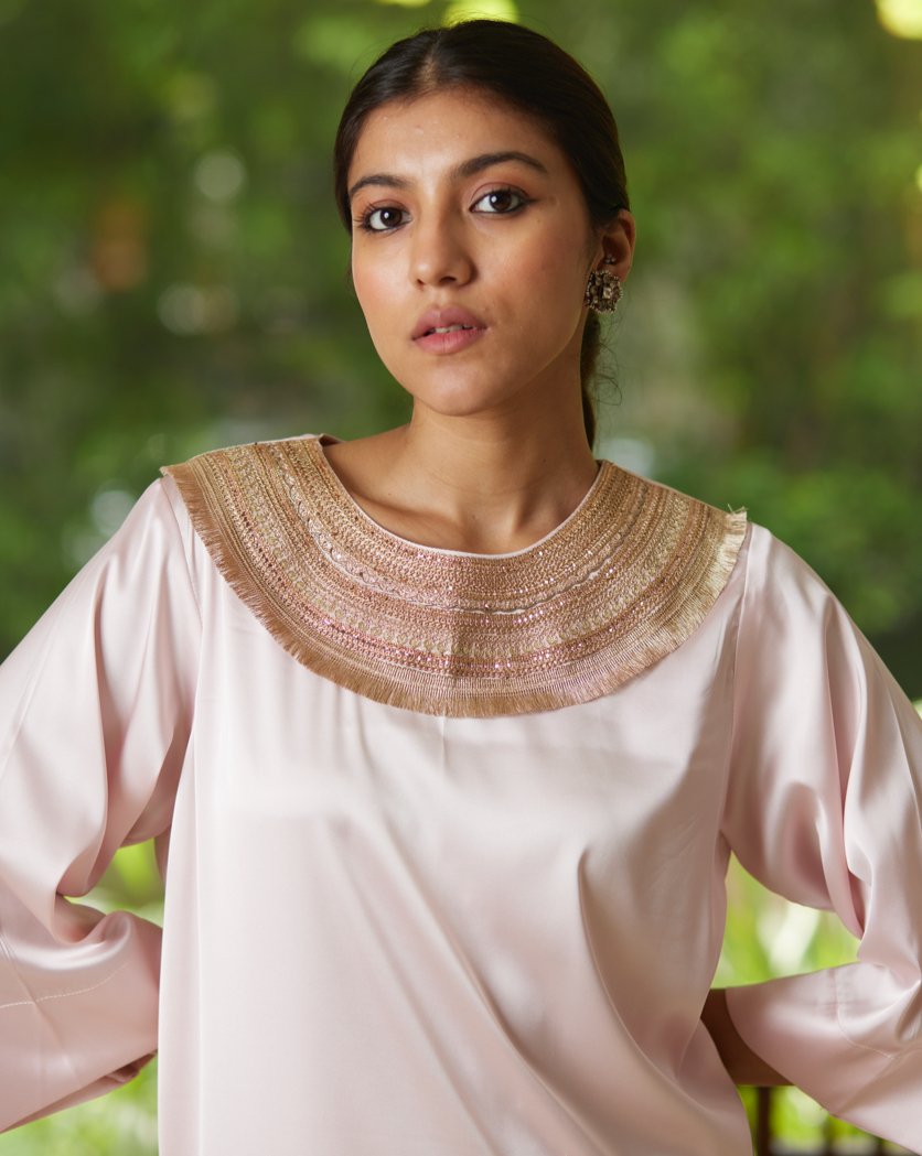 Kurta Set - Pink/Gold - Mayura Kumar