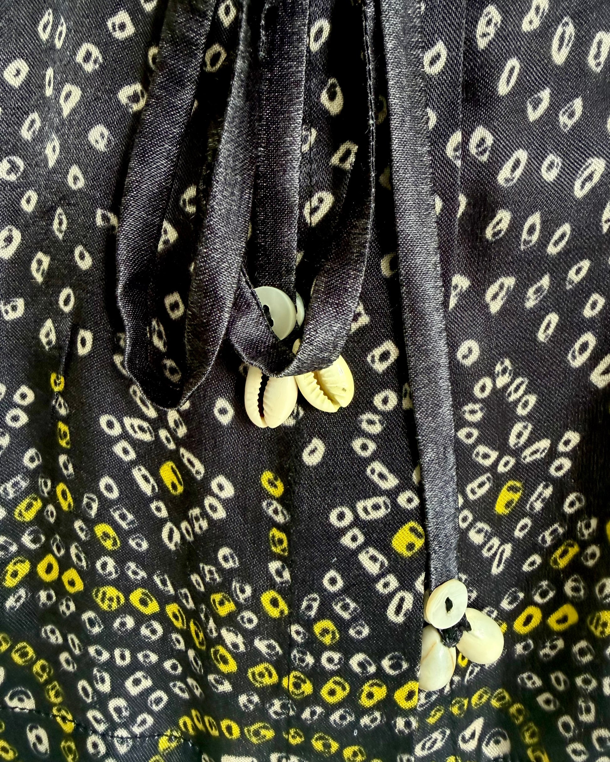 Shirt Kimono Bandhej - Black