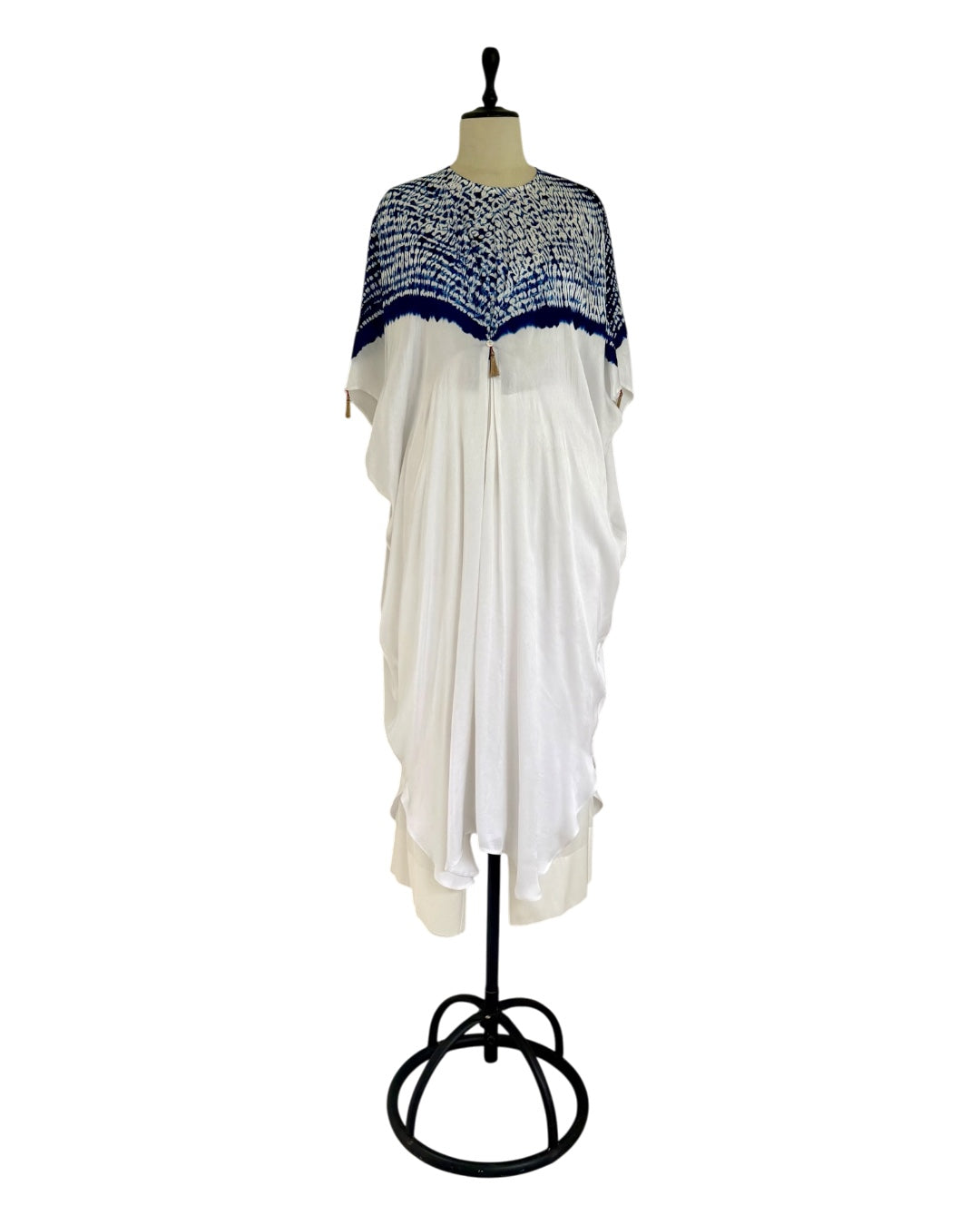 Kurta Set Shibori - Ivory/Indigo