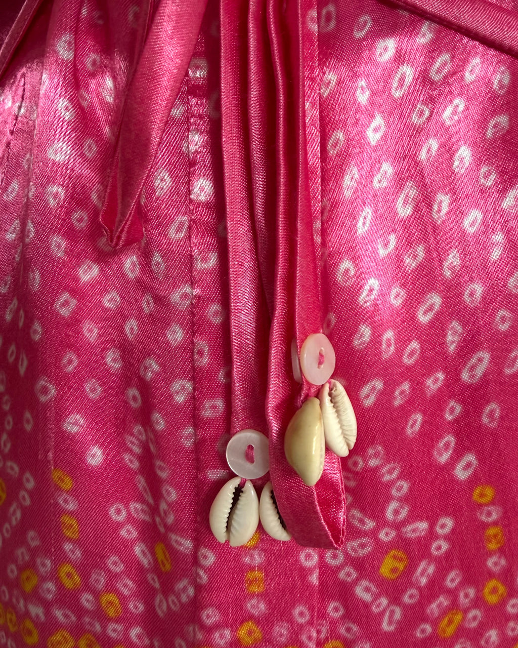 Shirt Kimono Bandhej -Pink