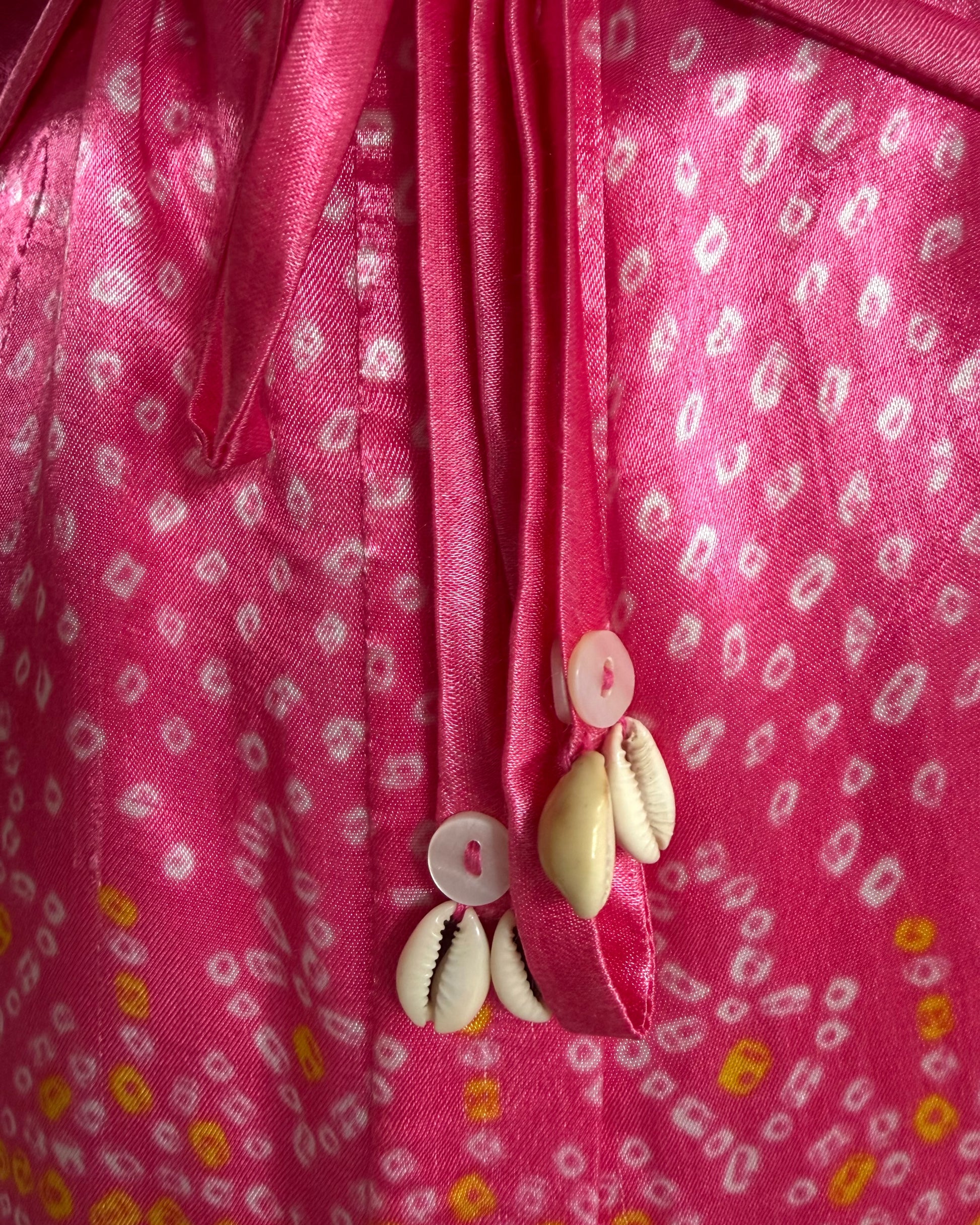 Shirt Kimono Bandhej -Pink