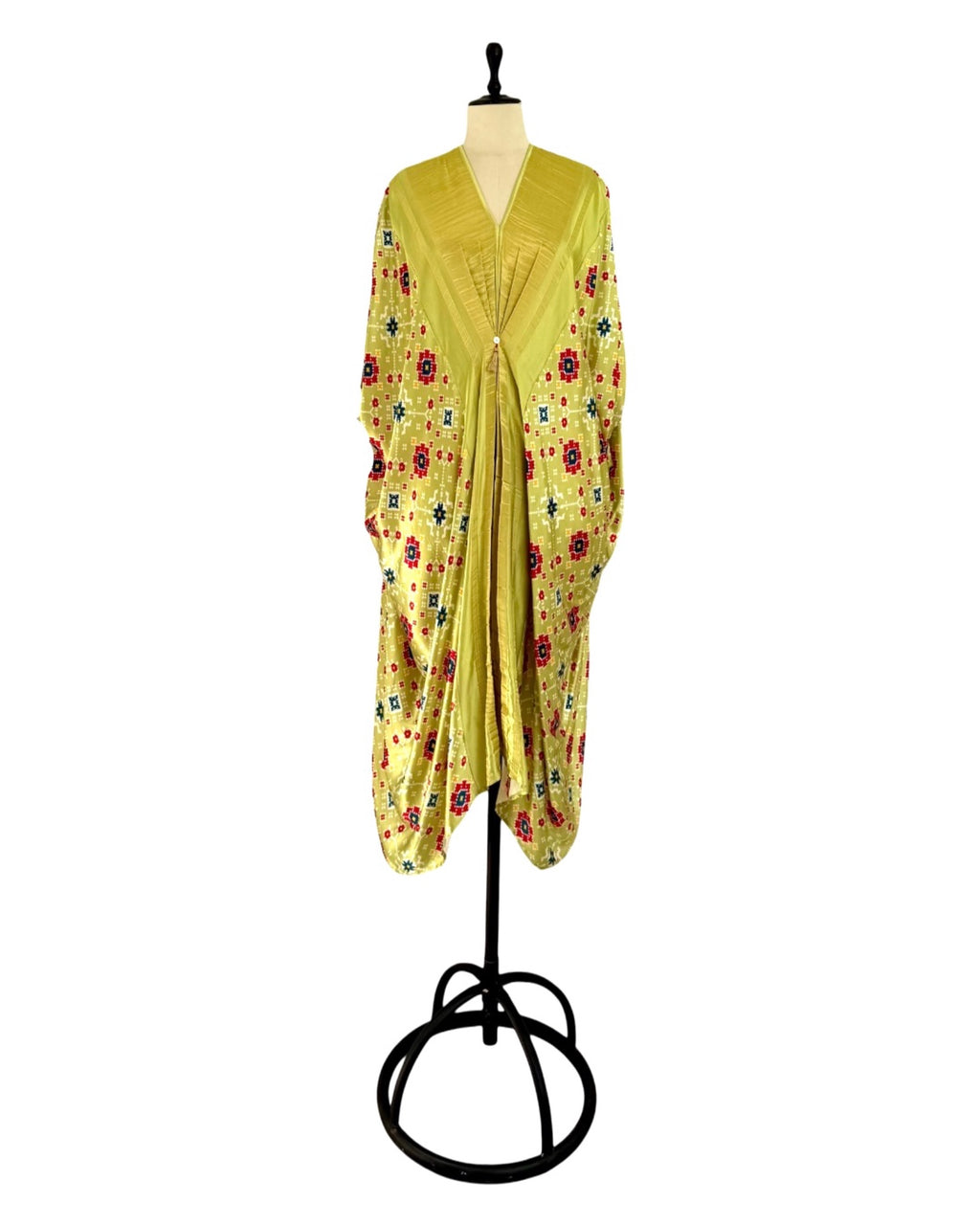 Kaftan Patola - Fresh Green /Gold