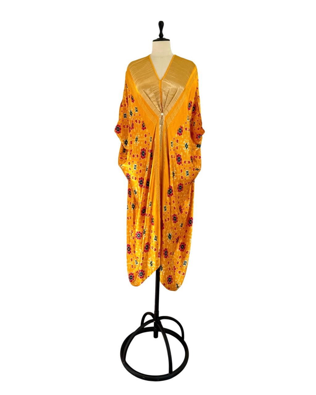 Kaftan Patola - Mustard/Gold