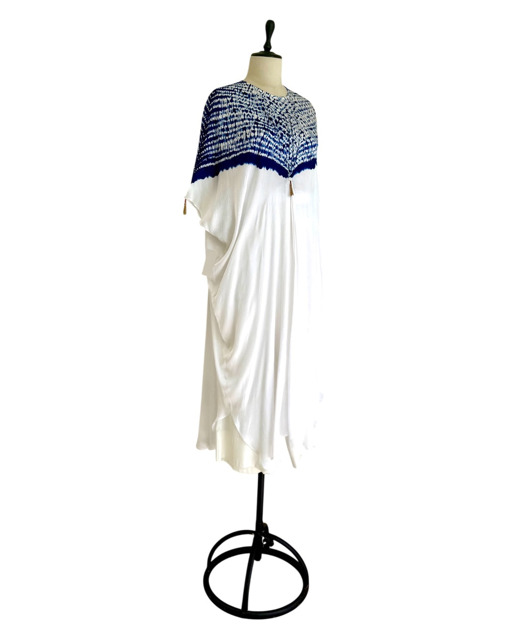 Kurta Set Shibori - Ivory/Indigo