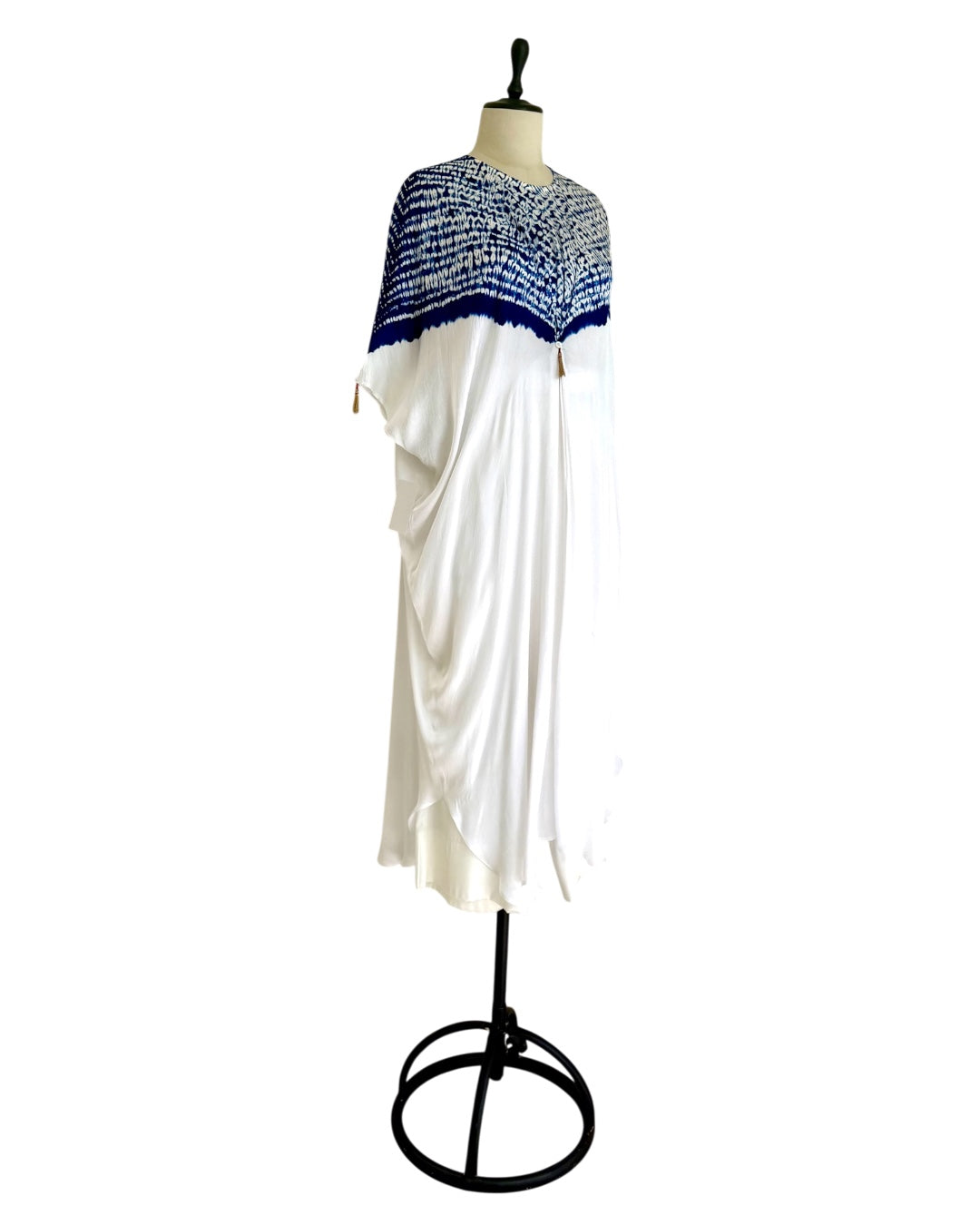Kurta Set Shibori - Ivory/Indigo