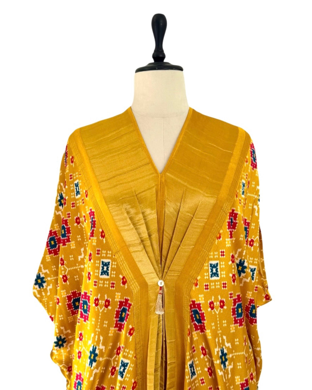 Kaftan Patola - Yellow /Gold