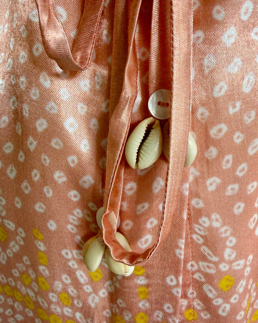 Shirt Kimono Bandhej - Blush Pink