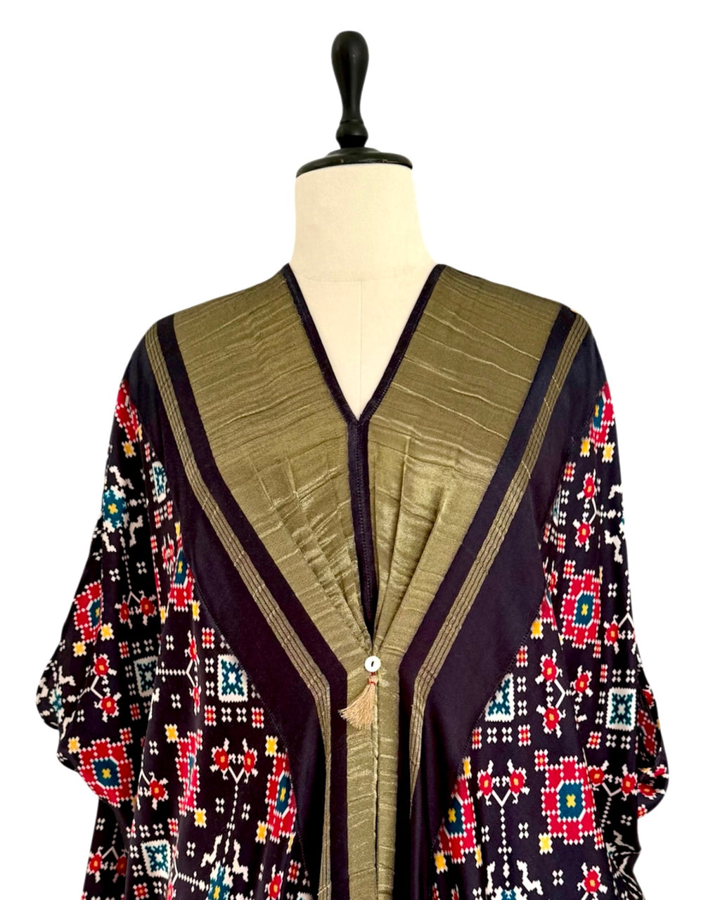 Kaftan Patola - Black /Gold