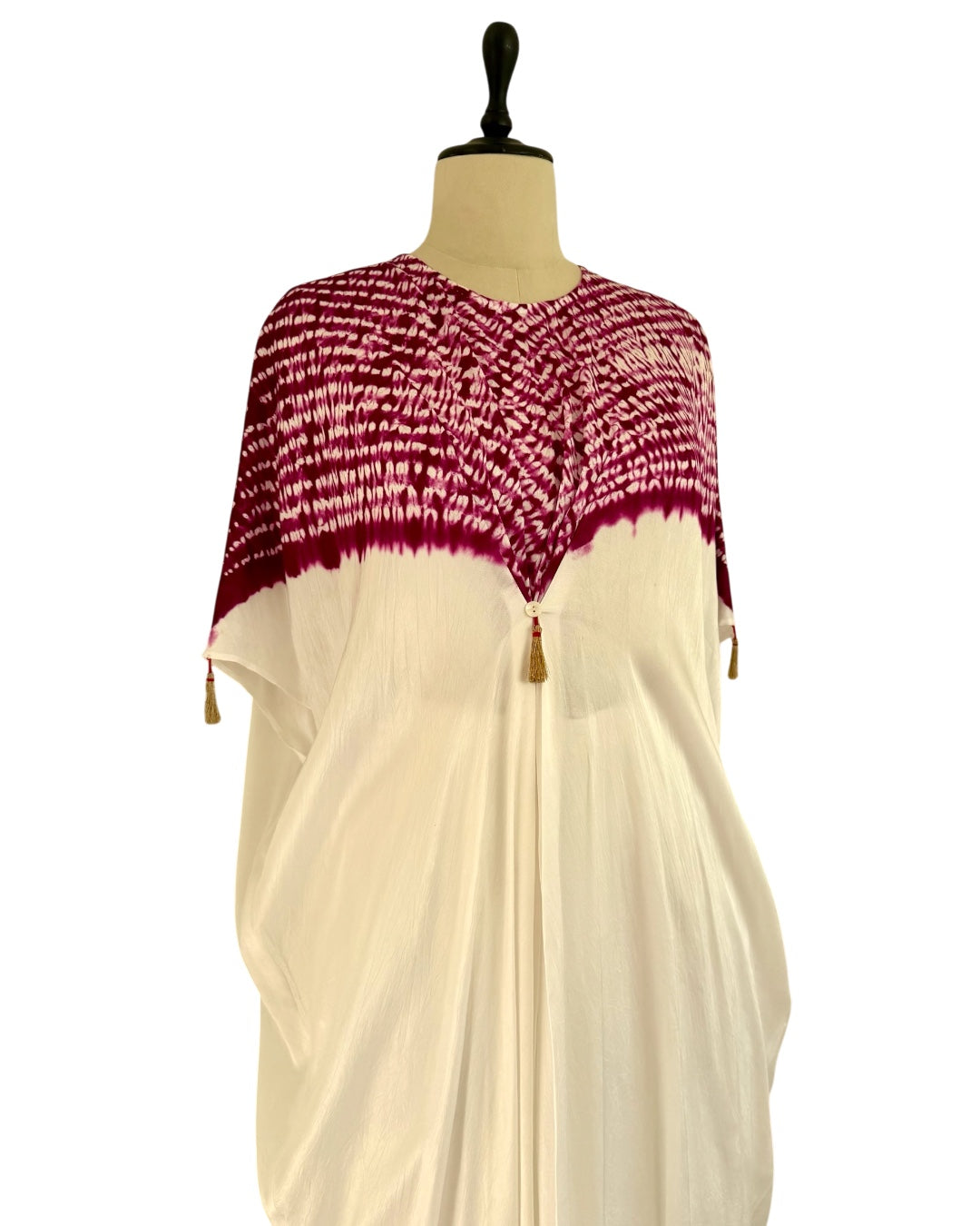 Kurta Set Shibori - Ivory/Phalsa Purple