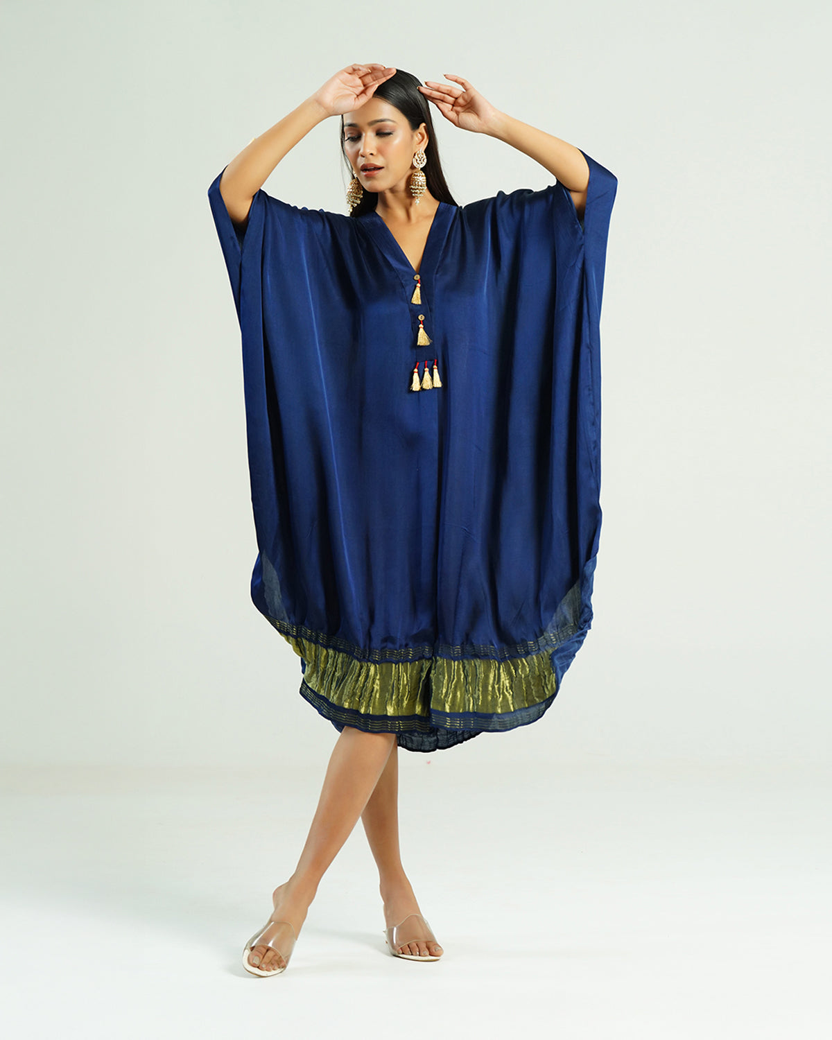 Kaftan Kutch - Royal Blue / Gold