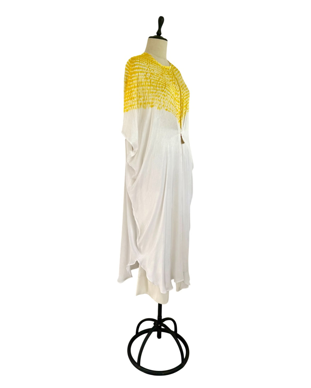 Kurta Set Shibori - Ivory/ Yellow
