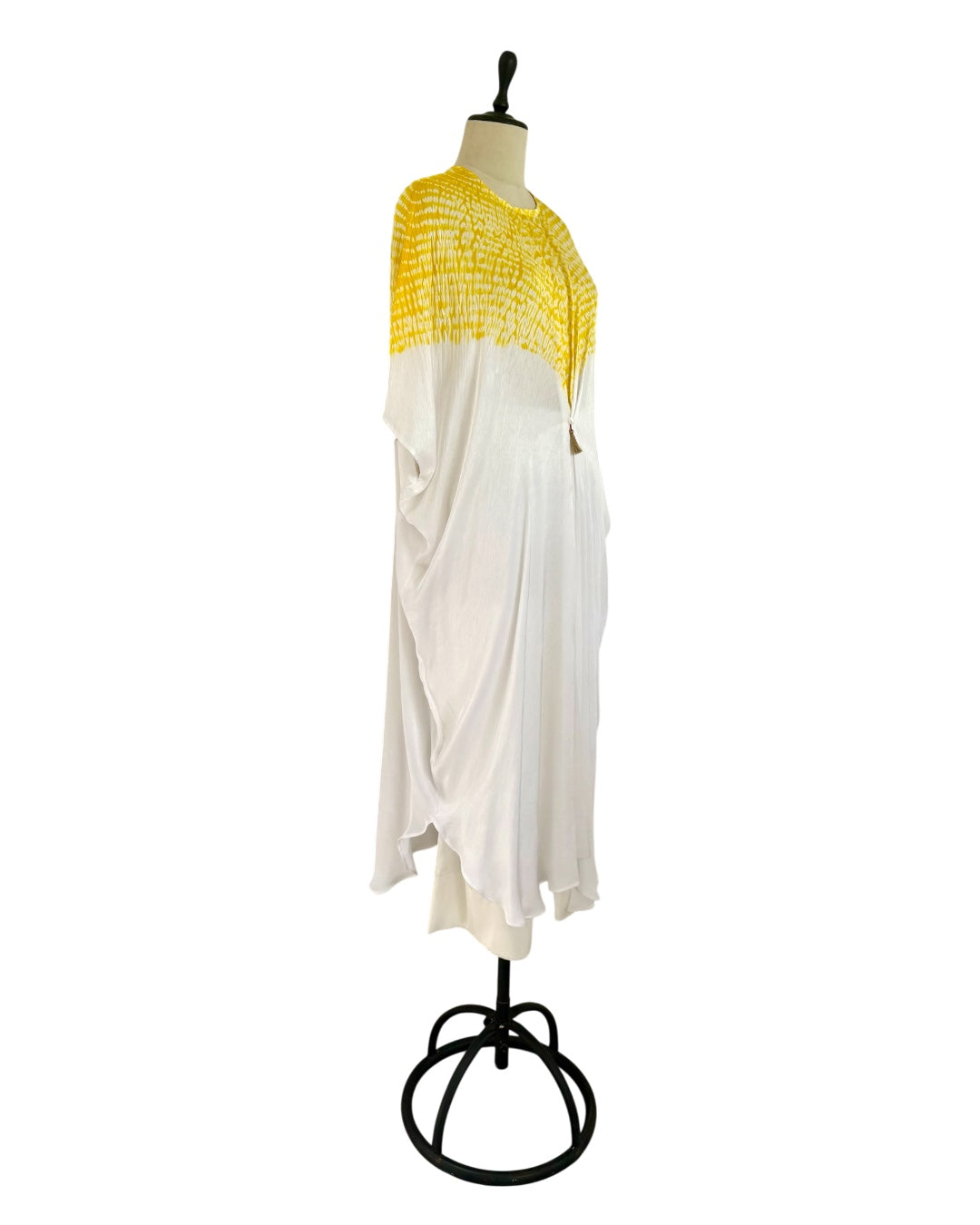 Kurta Set Shibori - Ivory/ Yellow
