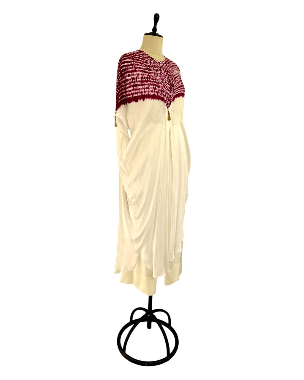 Kurta Set Shibori - Ivory/Phalsa Purple