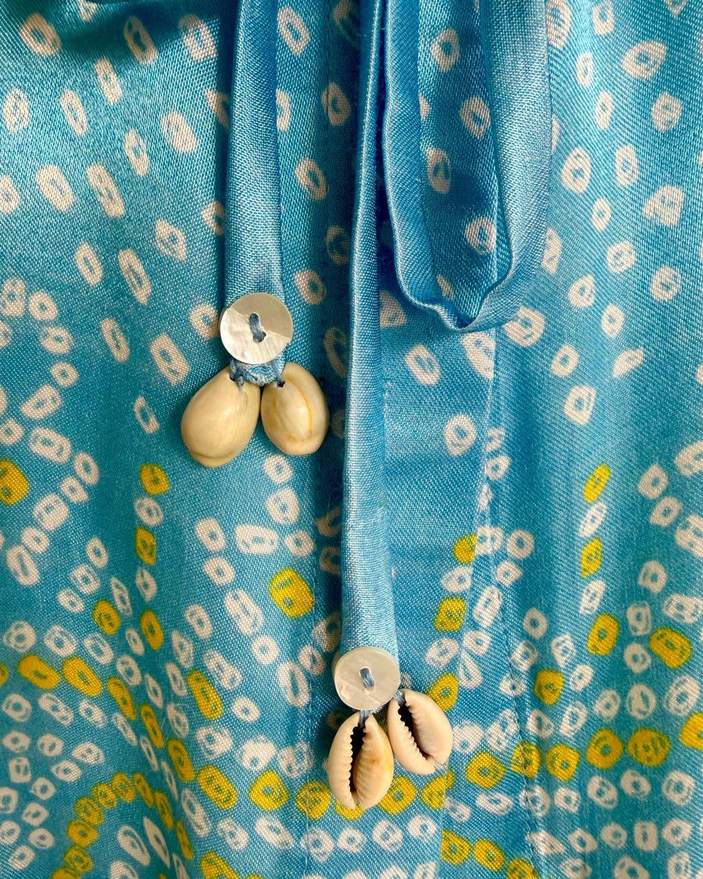 Shirt Kimono Bandhej - Sky Blue