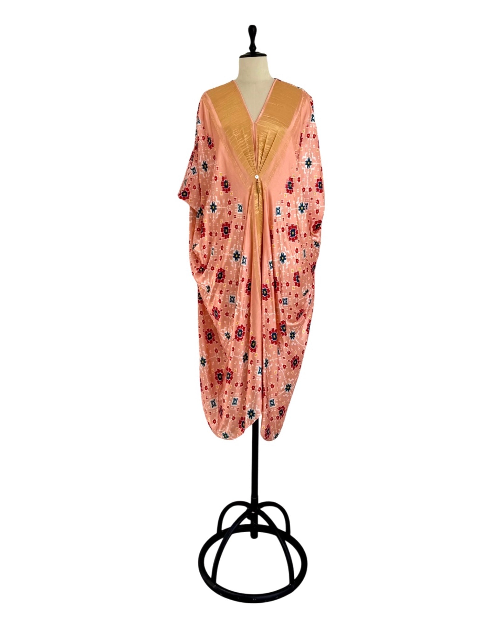 Kaftan Patola - Blush Pink /Gold