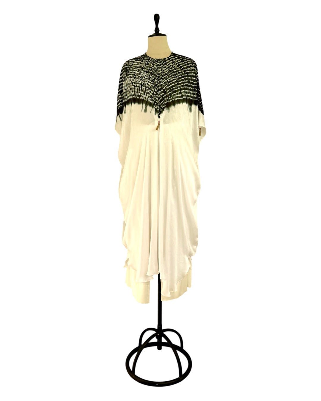 Kurta Set Shibori - Ivory/Black