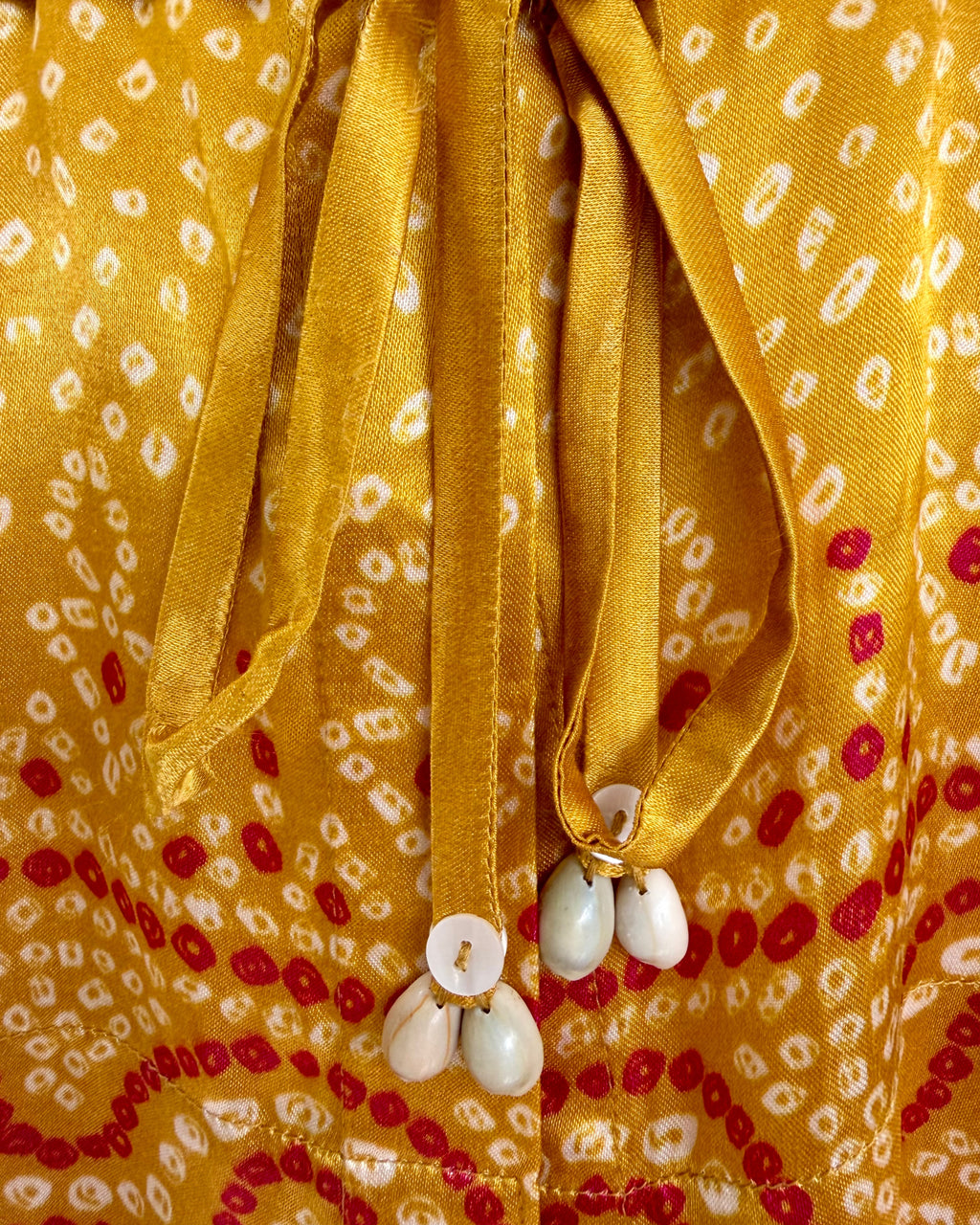Shirt Kimono Bandhej - Yellow