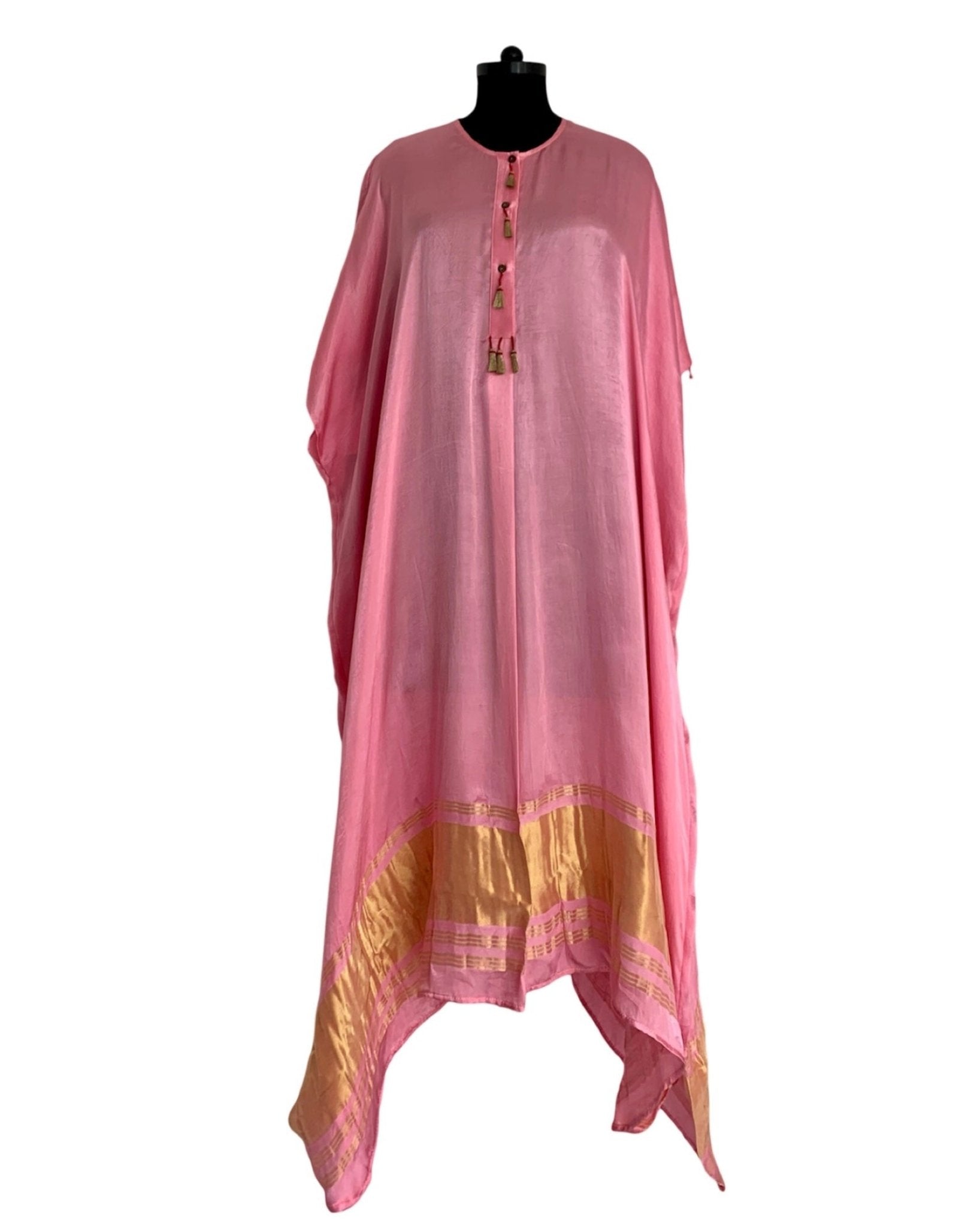 Kaftan Kutch - Bubblegum Pink / Gold - Mayura Kumar