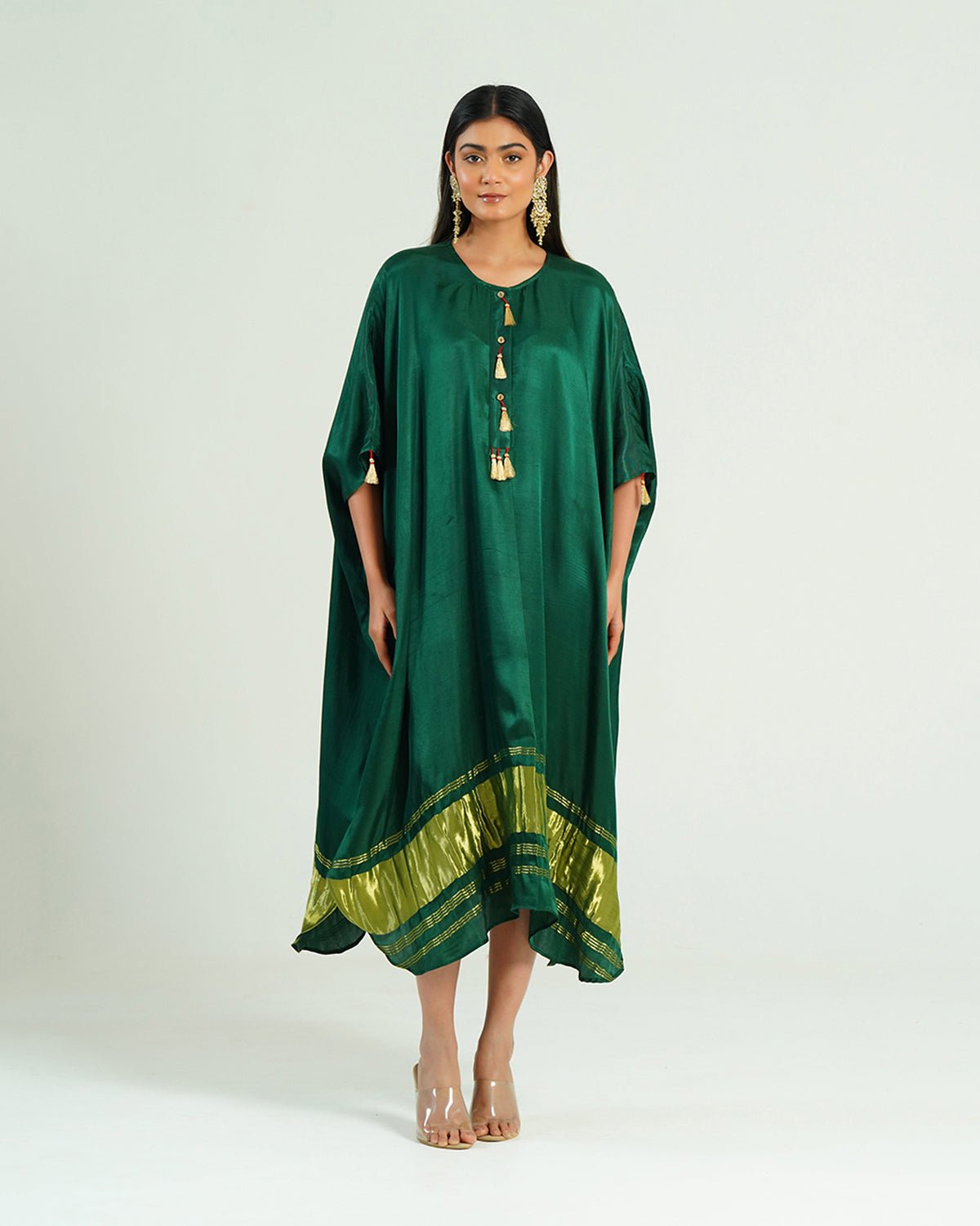 Kaftan Kutch - Green / Gold - Mayura Kumar