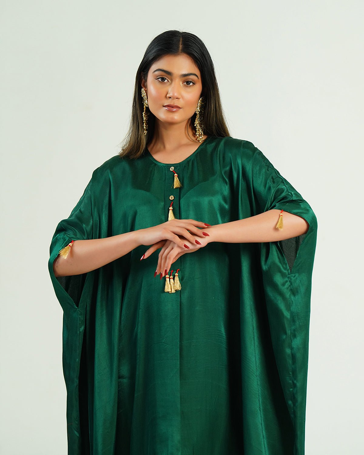 Kaftan Kutch - Green / Gold - Mayura Kumar