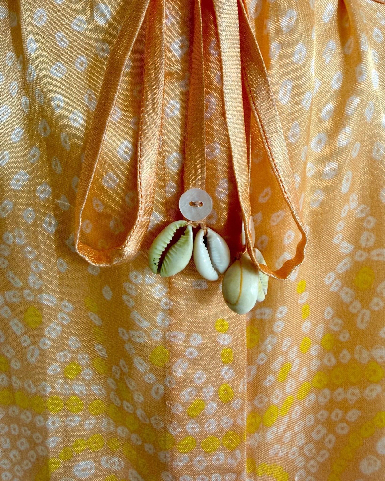 Shirt Kimono Bandhej - Peach - Mayura Kumar