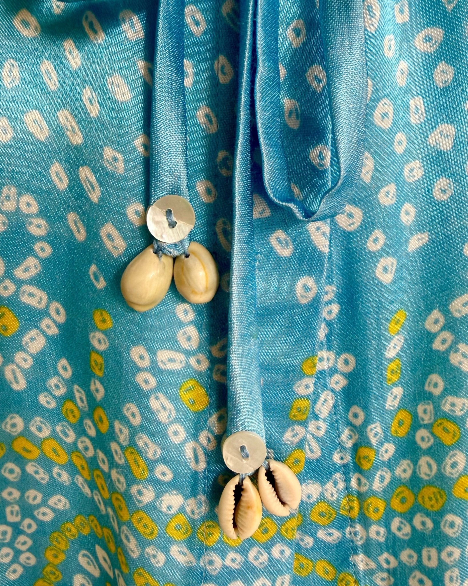 Shirt Kimono Bandhej - Sky Blue - Mayura Kumar