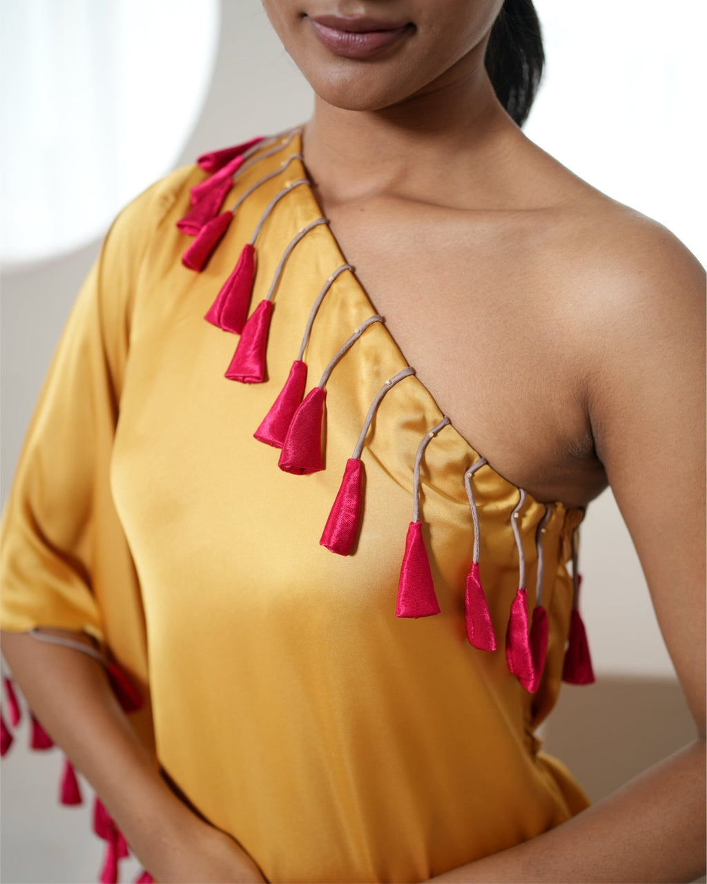 Dress Origami - Mustard Yellow - Mayura Kumar