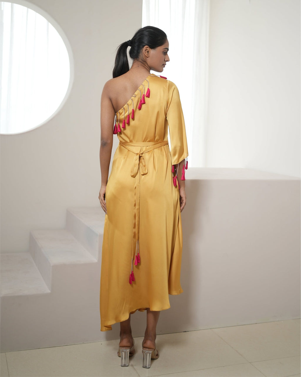 Dress Origami - Mustard Yellow - Mayura Kumar