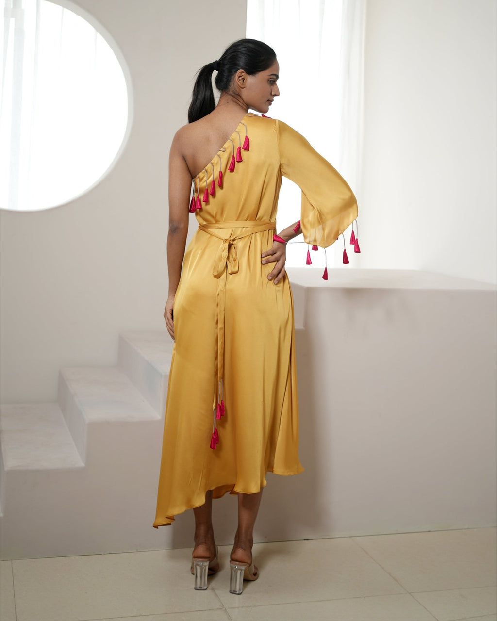 Dress Origami - Mustard Yellow - Mayura Kumar