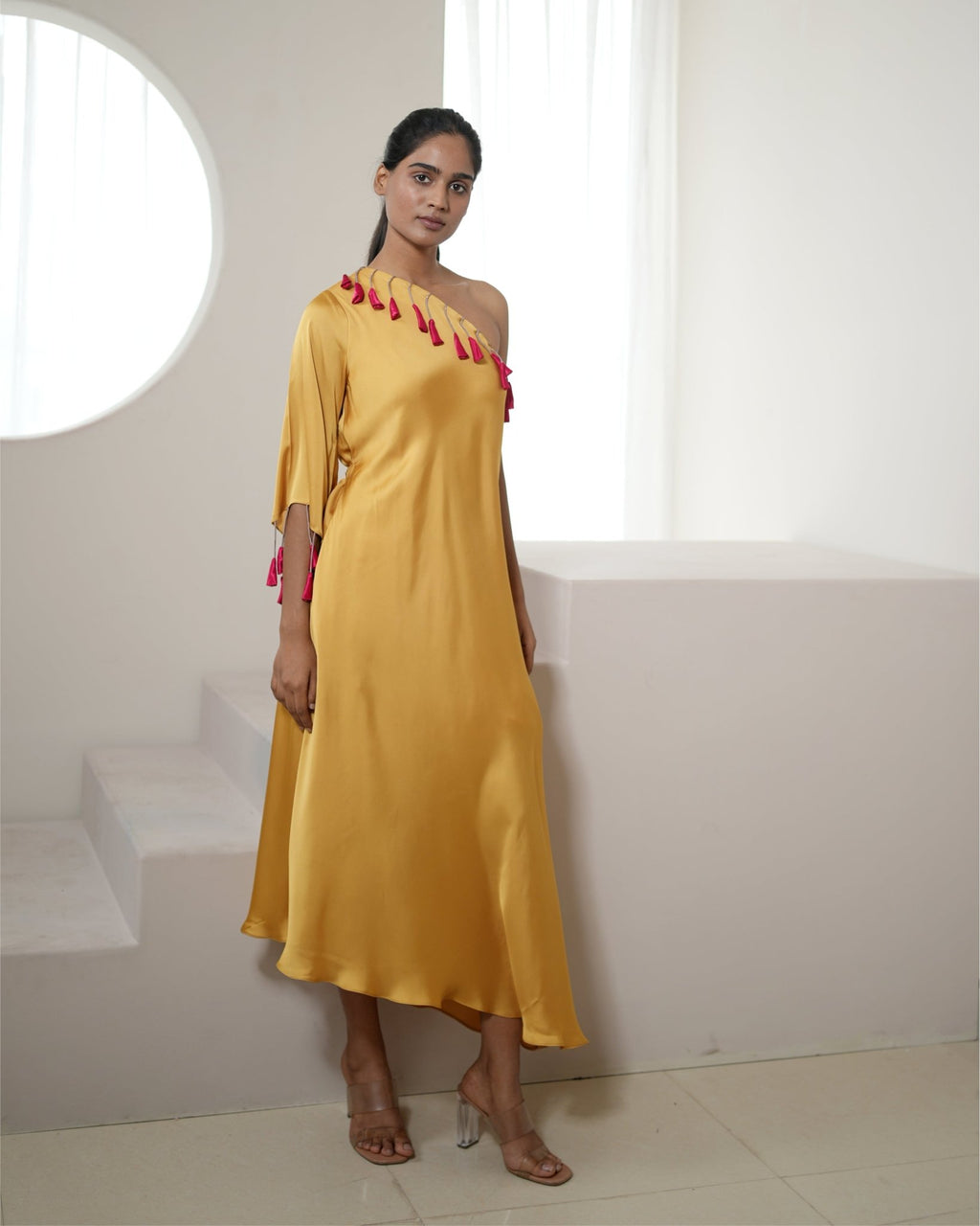 Dress Origami - Mustard Yellow - Mayura Kumar