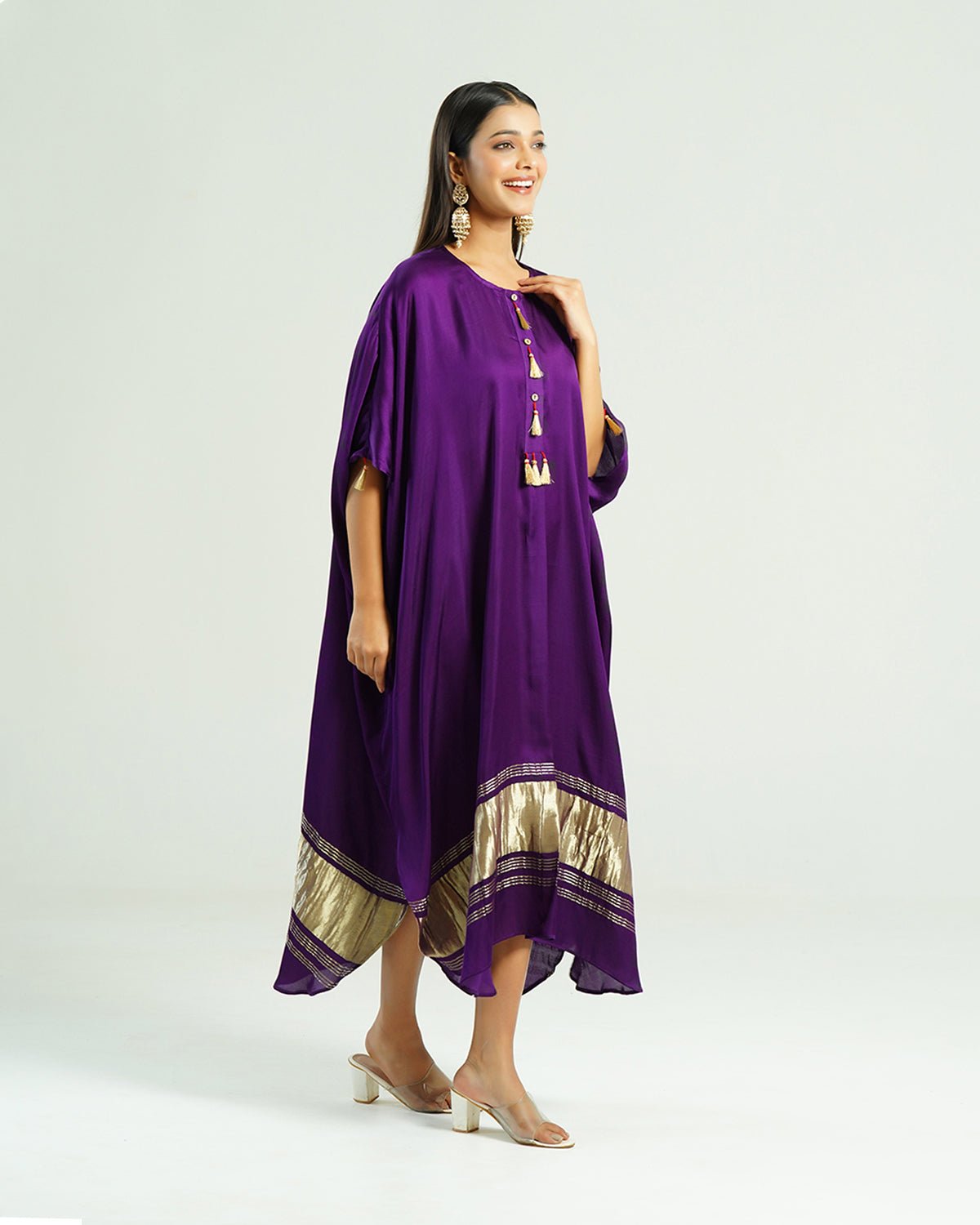 Kaftan Kutch - Purple / Gold - Mayura Kumar