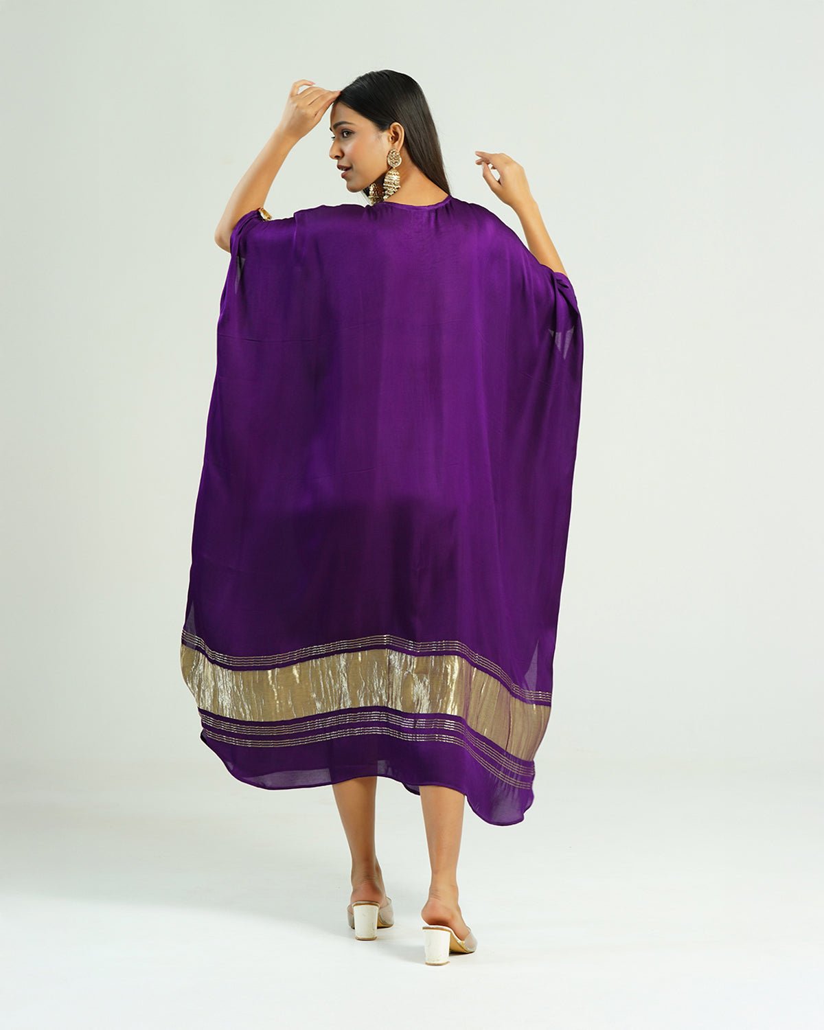 Kaftan Kutch - Purple / Gold - Mayura Kumar