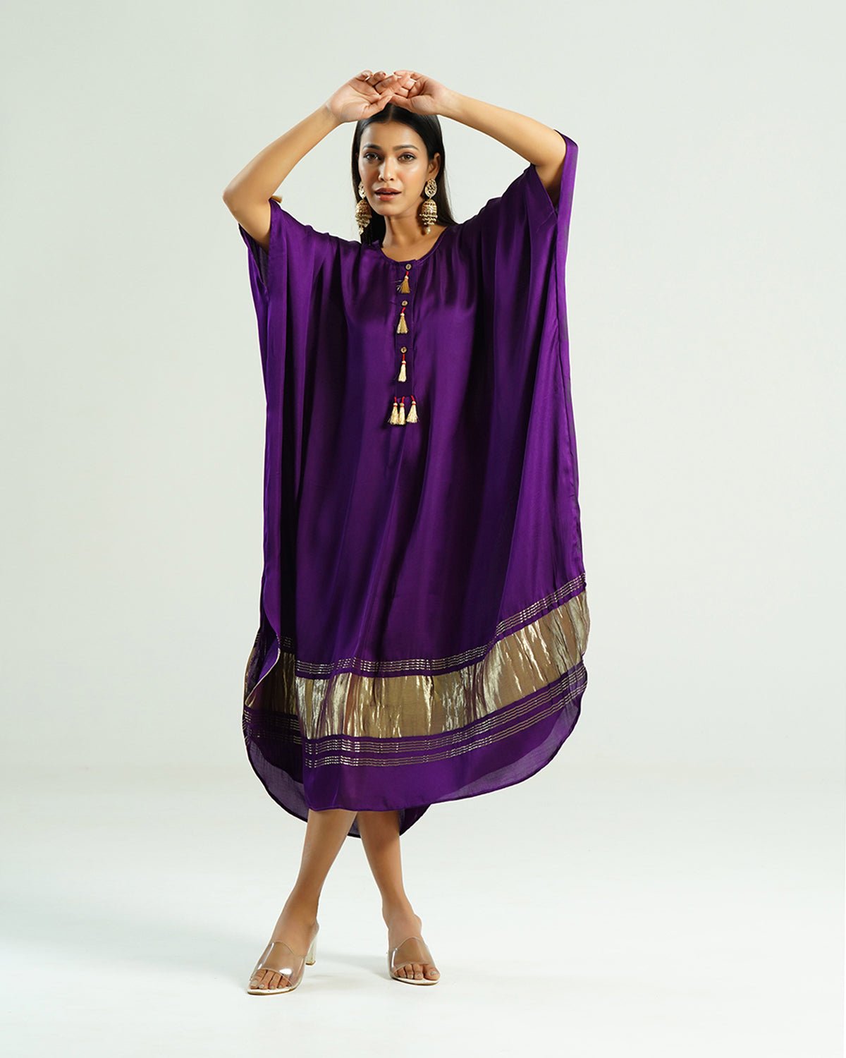 Kaftan Kutch - Purple / Gold - Mayura Kumar