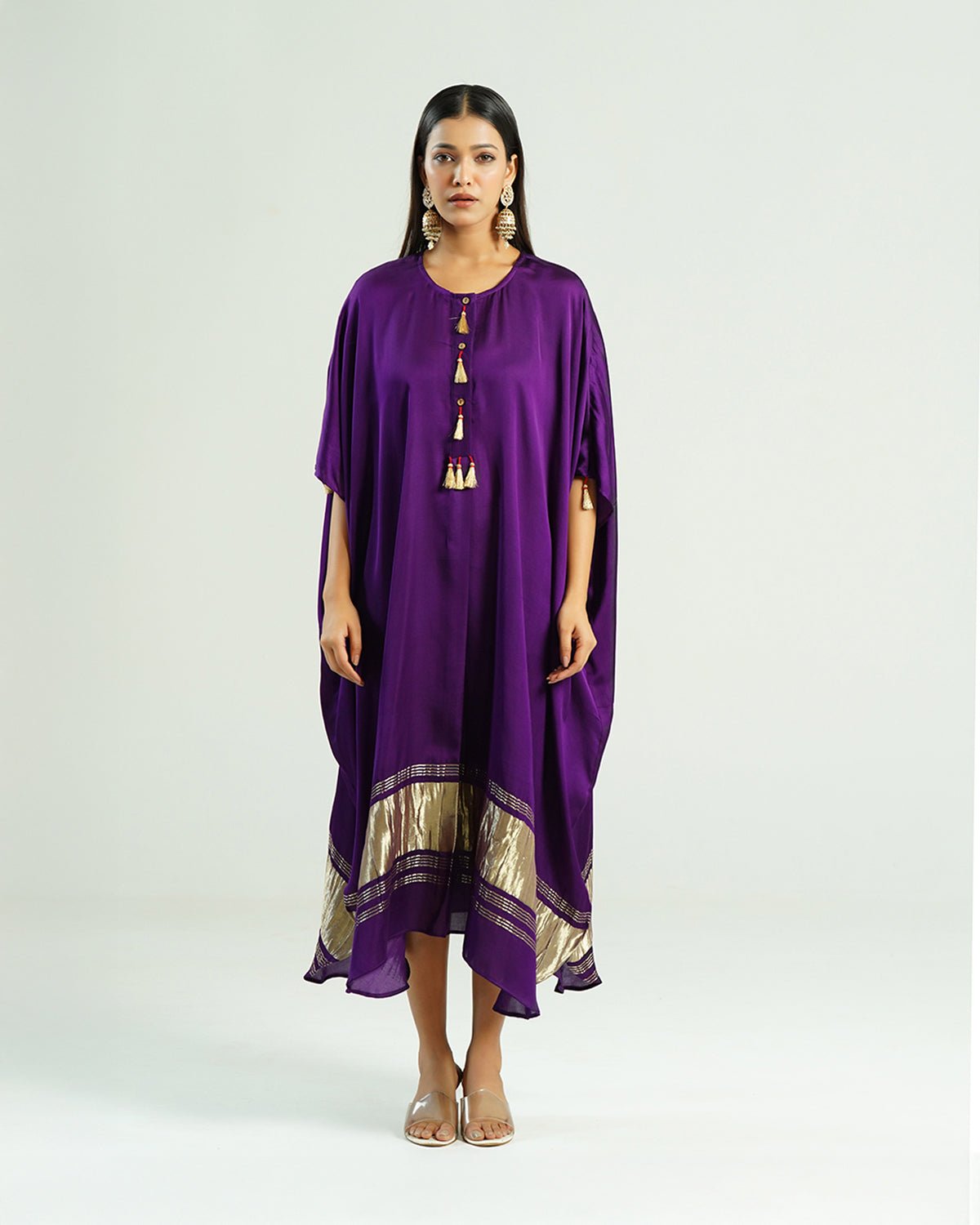 Kaftan Kutch - Purple / Gold - Mayura Kumar