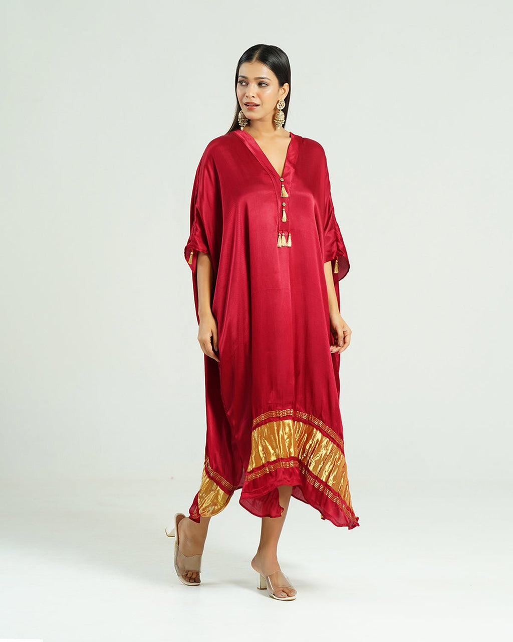 Kaftan Kutch - Red / Gold - Mayura Kumar